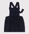 Babies' Sleeveless Patterned Quilted Tube Knit Dress SMOKING blue