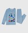Children's velour pyjamas ADRIATIC