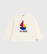 Children's long-sleeved printed cotton T-shirt