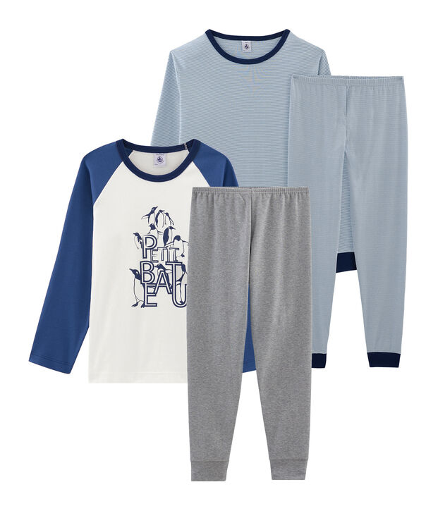 Boys' Ribbed Pyjamas - 2-Piece Set multicolor
