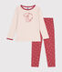 Boys' long-sleeved cotton pyjamas