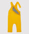 Babies' Fleece Dungarees BOUDOR yellow