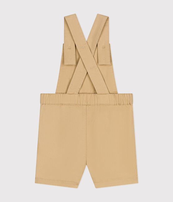 Babies' Serge Dungaree Shorts FACILE beige