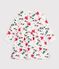 Children's sleeveless cotton dress with flowers Ecru/multicolor