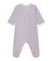 Baby boy's print sleepsuit ECUME white/MULTICO white
