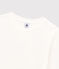 Women's TUBE KNIT BOXY T-SHIRT MARSHMALLOW white
