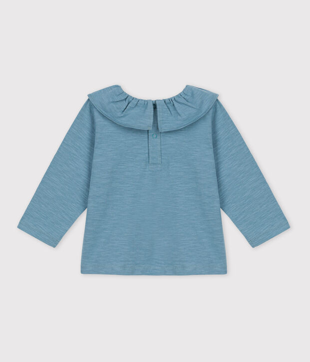 Babies' Light Jersey long-Sleeved blouse blue
