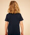 Boys' Lightweight Jersey T-shirt SMOKING blue/MARSHMALLOW white