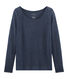 Tee-shirt manches longues femme en lin