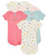 Baby Girls' Short-Sleeved Bodysuit - 5-Piece Set