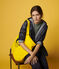 Plain Tote Bag JAUNE yellow