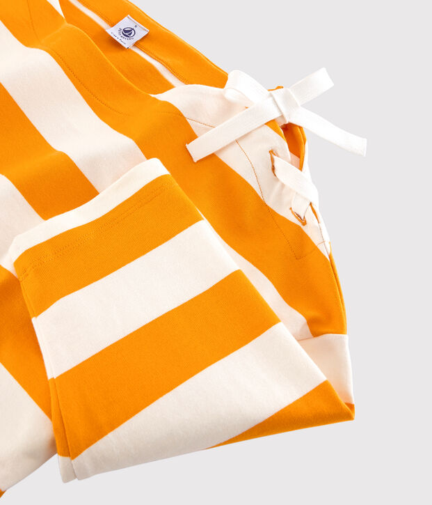 Women's Breton Top yellow/white