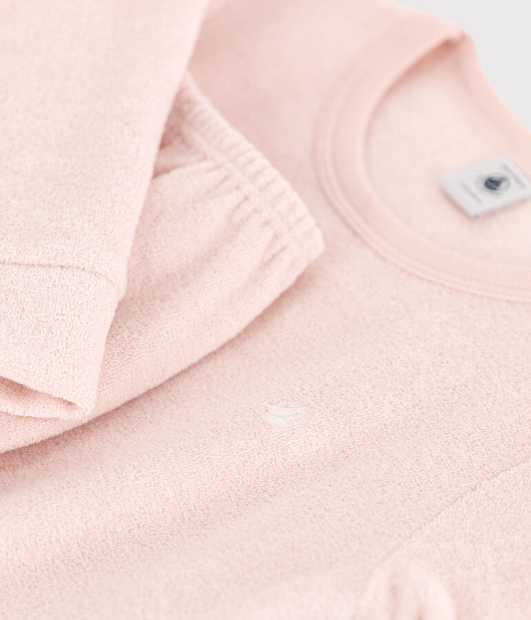 Children's Unisex Brushed Terry Pyjamas pink