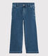 Girls' Organic Denim Flared Trousers