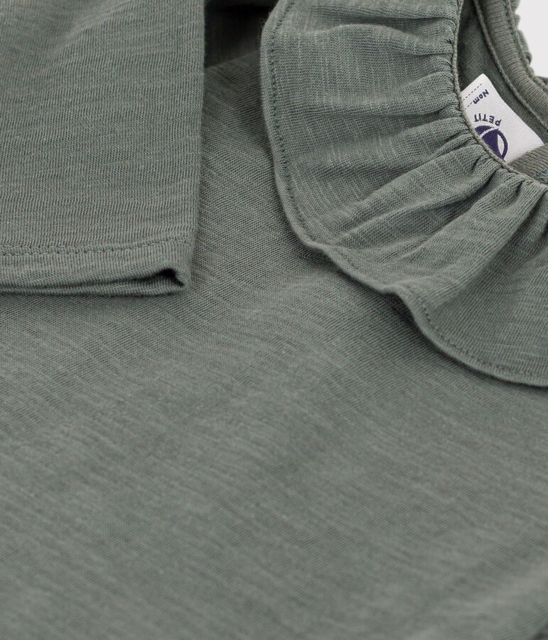 Babies' Long-Sleeved Slub Jersey Blouse green