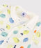 Babies' Organic Cotton Lemon Playsuit MARSHMALLOW white/MULTICO white
