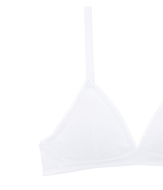 Girls' Padded Bra ECUME white