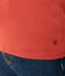 Women's Iconic Plain Cotton V-neck T-Shirt FAMEUX brown