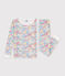 Children's snug-fitting printed cotton pyjamas multicolor/pink/multicolor