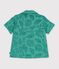 Children's short-sleeved cotton shirt green