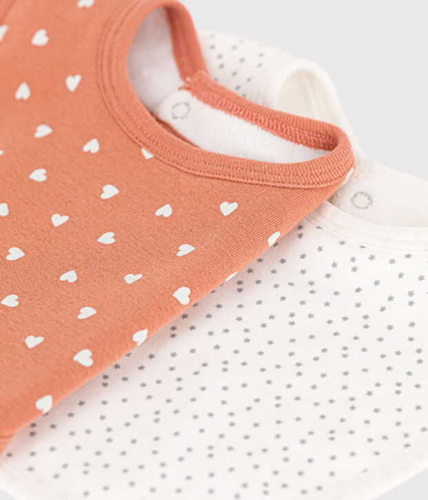 Printed Cotton Baby Bibs - 2-Pack multicolor