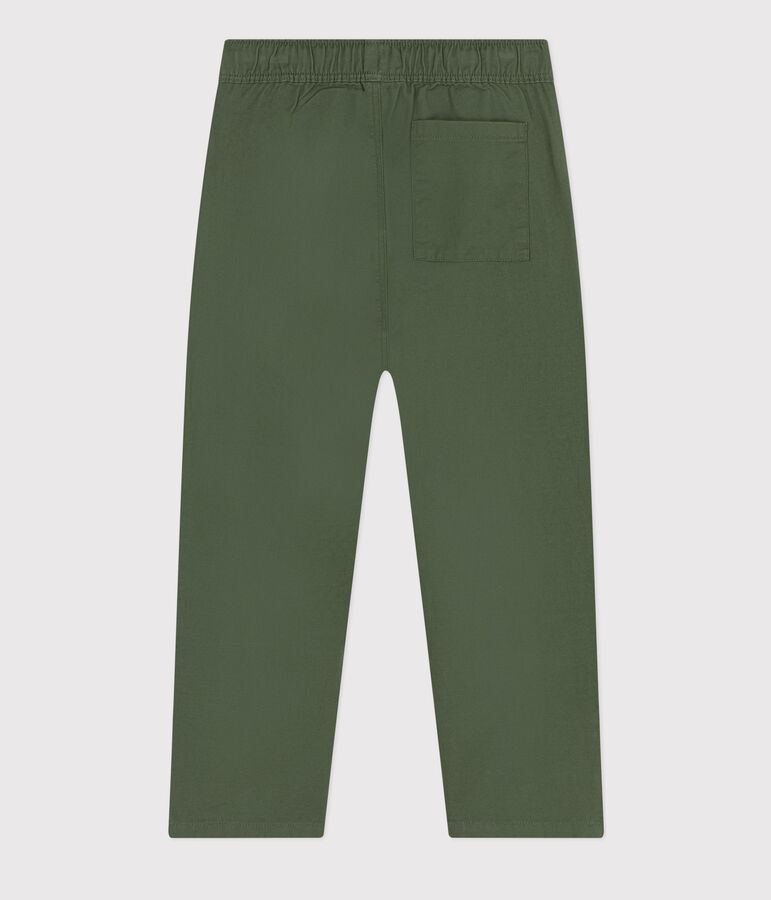 Boys' Cotton Trousers CROCO green