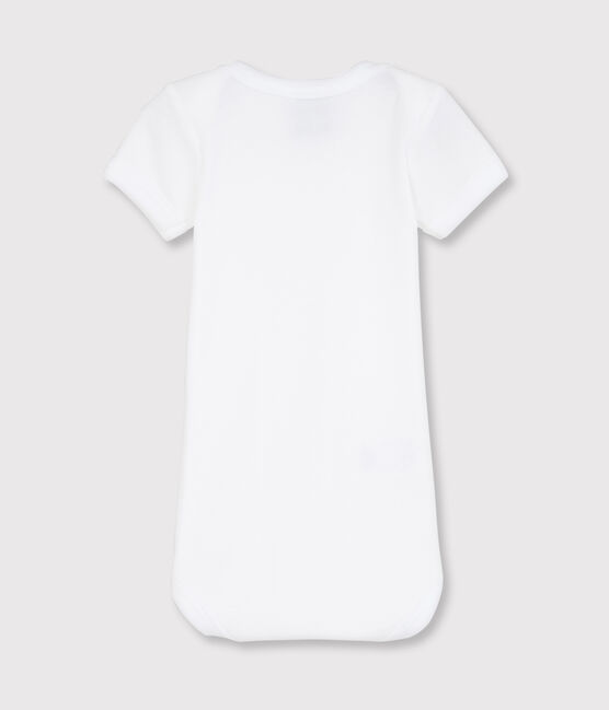 Babies' White Short-Sleeved Bodysuit ECUME white