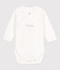 Baby Girls' Short-Sleeved Wrapover Bodysuit