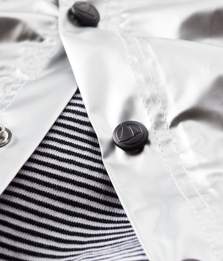 Unisex baby's waterproof cape ARGENT grey