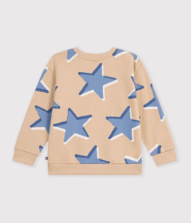 Children's star print cotton sweatshirt multicolor/blue/multicolor