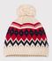 Babies' Woollen Hat AVALANCHE white/MULTICO