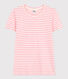 Women's Straight Round-Neck Cotton T-Shirt