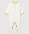 Babies' Organic Cotton Sleepsuit MARSHMALLOW white/MULTICO white