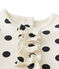 Robe bébé fille à pois COQUILLE beige/CAPECOD grey