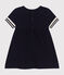 Babies' Organic Cotton Sailor Dress SMOKING blue