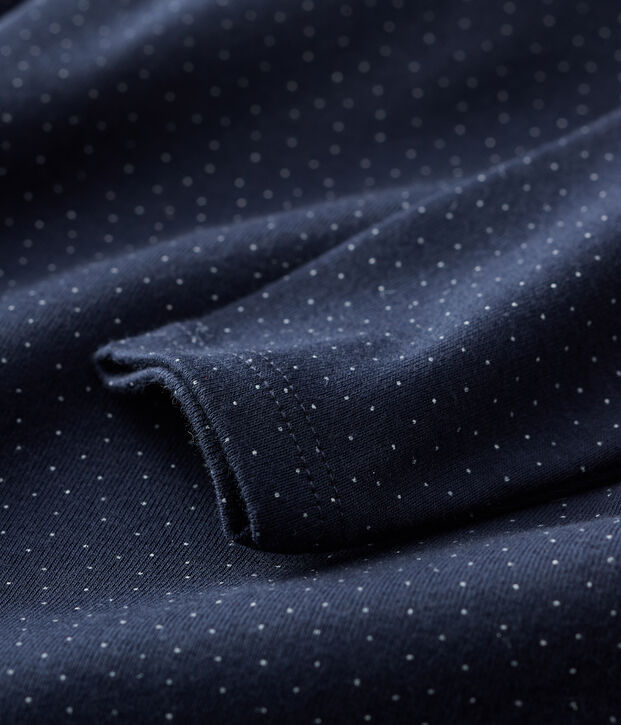 Babies' Cotton Bodysuit blue/white