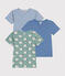 Children's short-sleeved cotton sheep T-shirts - 3-Pack variante 1
