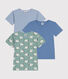 Children's short-sleeved cotton sheep T-shirts - 3-Pack