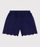 Children's plain cotton shorts SOIR blue