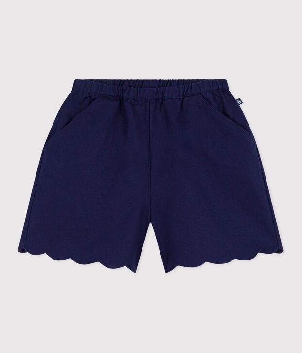 Children's plain cotton shorts SOIR
