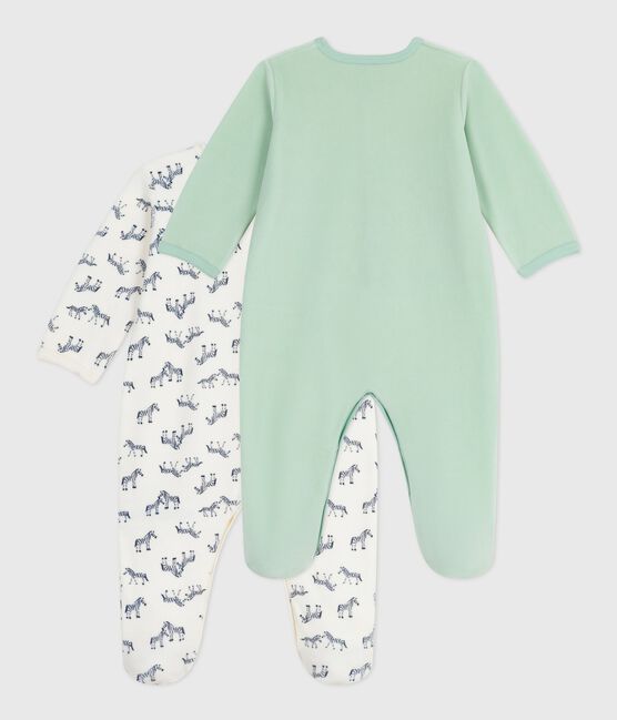 Pack of babies' printed cotton pyjama suits variante 1