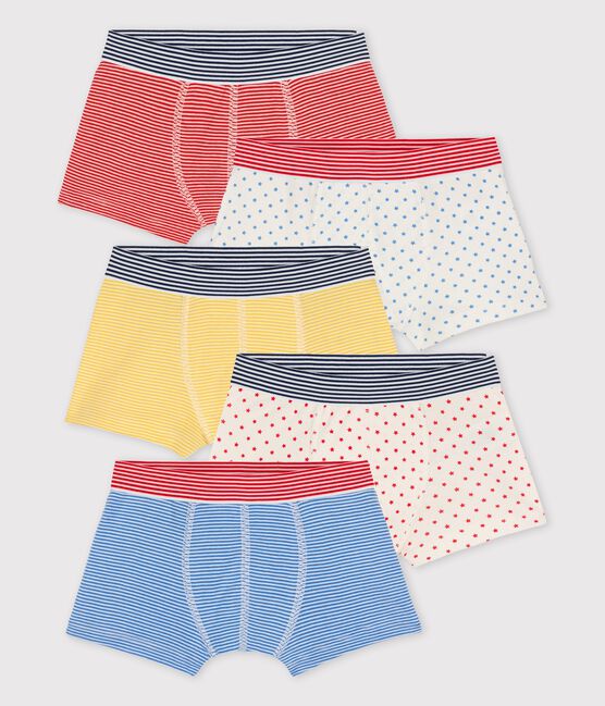 Boys' Organic Cotton Boxer Shorts - 5-Pack variante 1