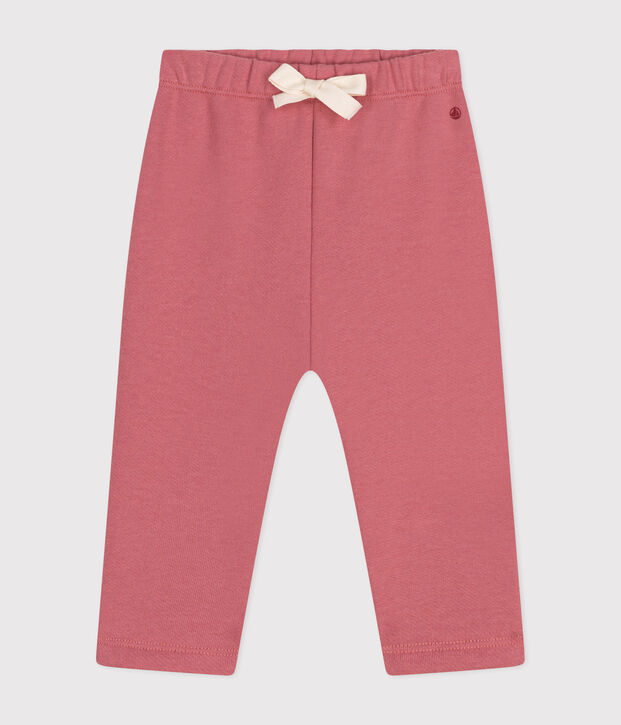 Babies' fleece trousers pink