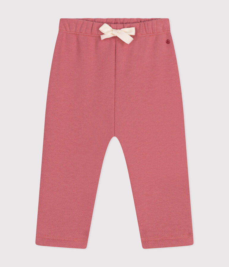 Babies' fleece trousers pink