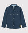 Boys' Denim Shirt DENIM BLEU DELAVE blue