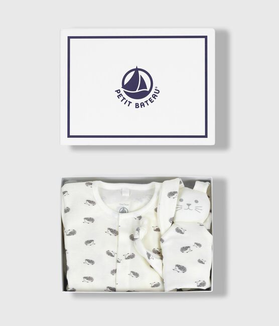 Newborn babies' printed cotton gift set variante 1