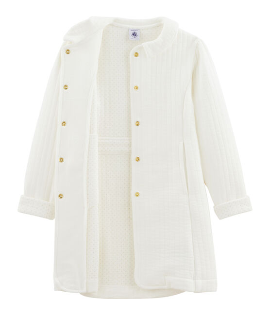 Girls' coat MARSHMALLOW white