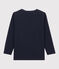 Boys Silkscreen Print T-shirt SMOKING blue