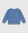 Fleece sweatshirt for girls or boys BEACH blue