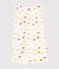 Children's short cotton pyjamas printed with fruit white/multicolor